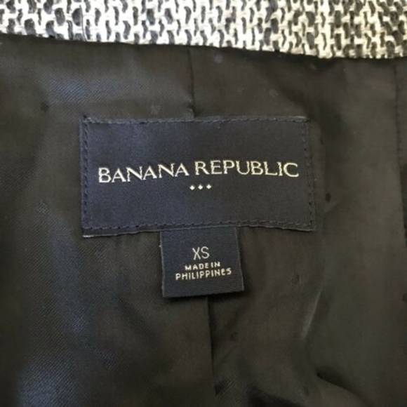 Banana Republic tweed Cropped Jacket Gray Size XS - Picture 6 of 8
